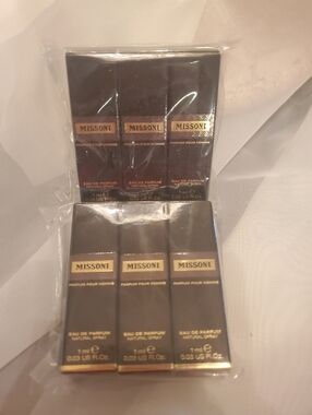 ⚜️6 - MISSONI POUR HOMME TRAVEL/ TRIAL SIZE     NEW IN BOX